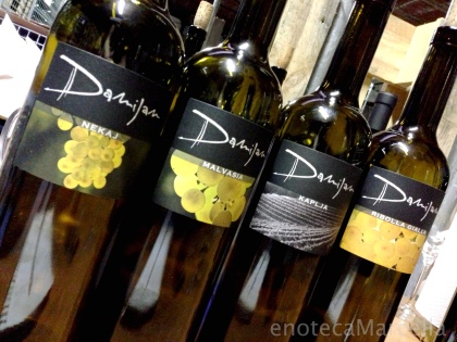 Damijan's wines.